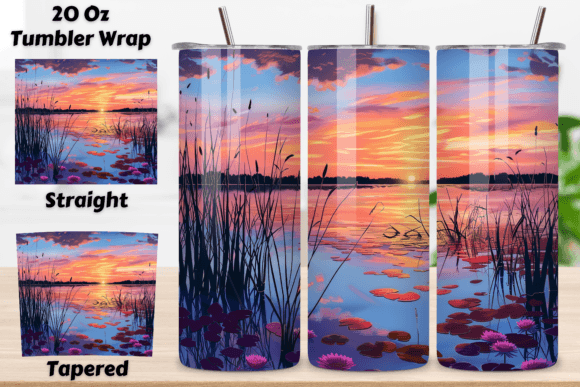 Crafting Your Perfect Tumbler: The Magic of a 3D Seamless Spring Landscape Design