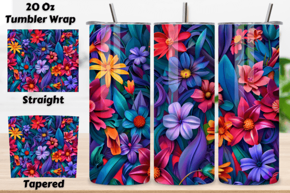 Elevate Your Craft with the 3D Elegant Rose Tumbler Wrap Seamless