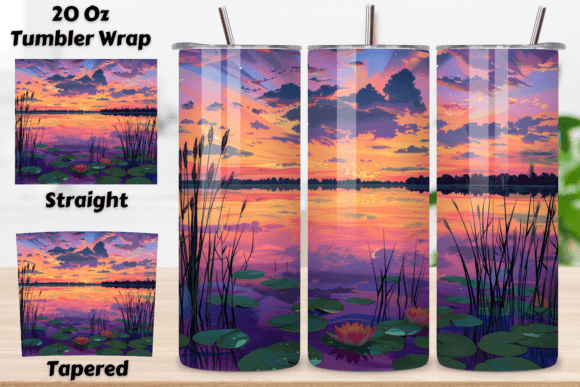 Elevate Your Tumbler Crafts with the 3D Blossom Spring Landscape Tumbler Wrap