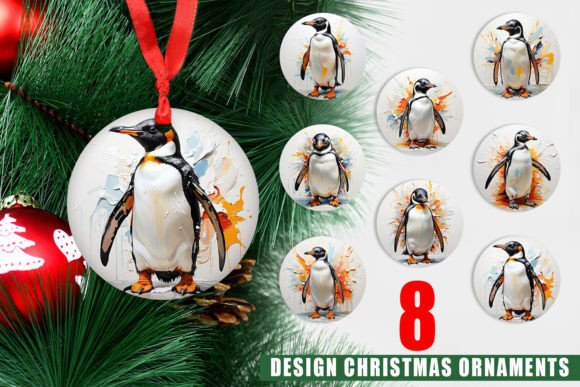 Enhance Your Christmas Decor with 3D Penguin Ornaments