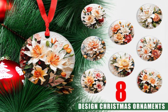 Enhance Your Decor with 3D Lily Flower Ornaments