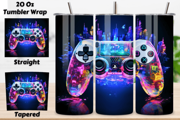 Enhance Your Drinkware with 3D Game Controller Wrap