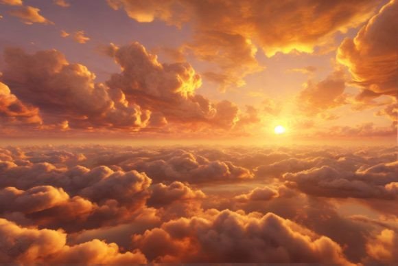 Enhance Your Projects with Sunset Cloud Background