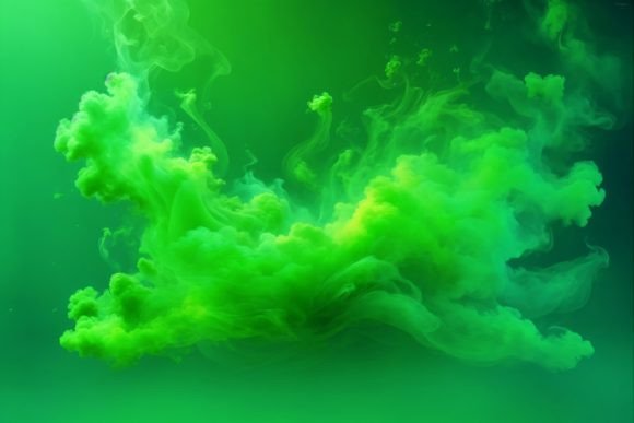 Exploring the Versatility of Green Smoke Texture and Smoke Backgrounds