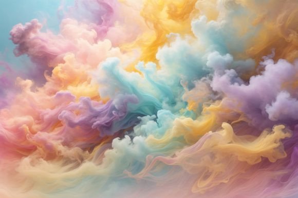 Strategic Use of Abstract Gradient Smoke Wallpaper for Creative and Professional Projects