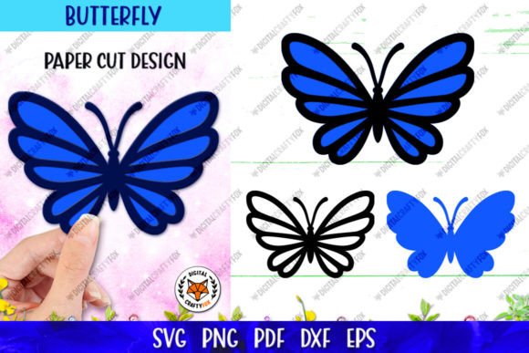 The Layered 3D Butterfly Paper Cut SVG: A Versatile Digital Asset for Modern Crafting
