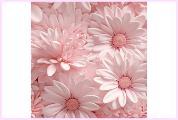 Unlock Creativity with 3D Daisy Flowers Pattern