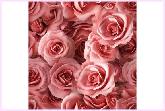 Unlock Creativity with 3D Rose Seamless Pattern